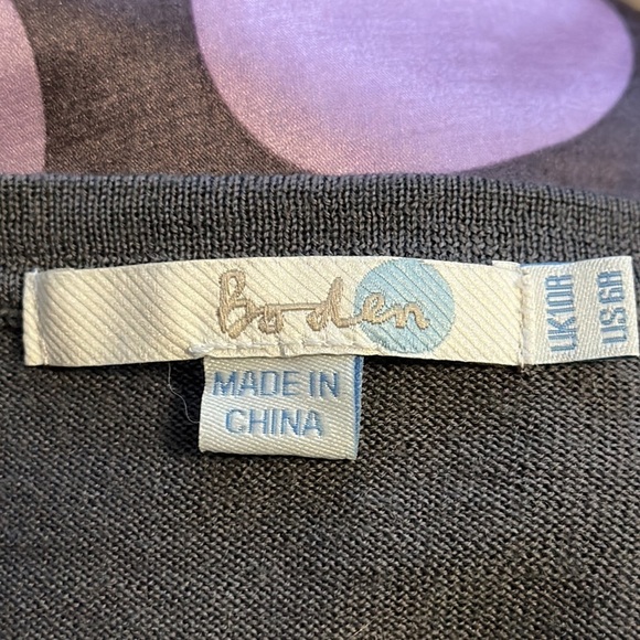 Boden Cosmopolitan Poppy Wool Silk Blend Dress US 6R WH274 - Picture 10 of 12